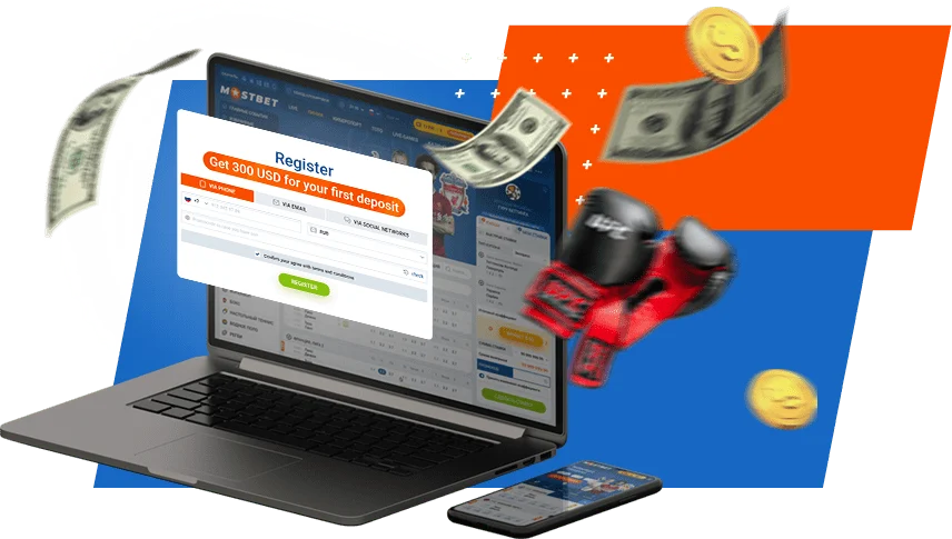 Mostbet regisztráció felülete